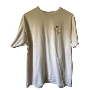 Simply Southern Graphic T-Shirt Women Large Cream Retro Hippie‎ Van Tee